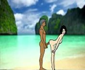 FUCKING ON THE BEACH WITH AN UNKNOWN UNKNOWN WHEN MY BOYFRIEND WAITS FOR ME AT HOME from cartoon tintu mon sex with girlfriend