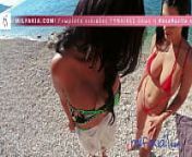 Rosa Rozita & Sofia Pavlidi love to eat some dick & pussy at the beach of Athens! Milfakia.com from xxx rozita che