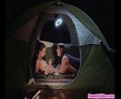 Milf facesits ebony colleague n her tent from fuk of lion