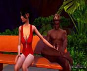I Fuck My New Black Lifeguard Partner, What A Big Cock He Has - Sexual Hot Animations from jakie shorf indrani halder hot