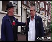 Horny old stud takes a tour in amsterdam's redlight district from sexy x vido xxx america sexxxx com