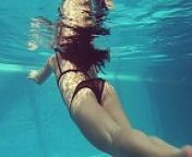 Hungarian teen Kittina is horny naked from underwater sauna pool o21