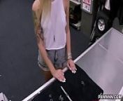 Gorgeous Blonde Chick Fucked at the Pawn shop - XXX Pawn from darn camera wasnt working mp4