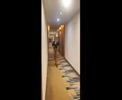 Desi Wife pranya Flashing in Hotel Corridor Naked from desi panty flash