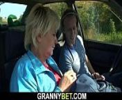 70 yo grandma getting nailed in the car from 70 mom xxx video
