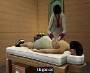 Asian step massages his after she visits him at work || Japanese and from 武汉新洲外围女按摩 微信9570335 志在真诚 0411