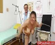 Iva on the old pussy examination from mature gyno exam