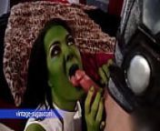 Thor makes Love to She Hulk from avengers movi video