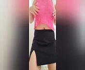 Cute girl in black skirt and pink T-shirt dances and excites her big breasts - Luxury Orgasm from indian public up skirt girl flawless diva onlyfans tiktok instgram 70 pics 30 videos collection update