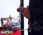 BANGBROS - Burglar With Big Black Cock Steals Gina Valentina's Pussy from gina valtina