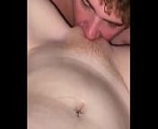 White girl gets pussy ate till she cums from licks girls pussy till she comes