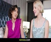 My tailer of prom dress is a super hot lesbian, I must taste her! - Casey Calvert and Lena Anderson from indan tailer te