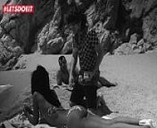 VIP SEX VAULT - Hot Ebony Teen Gets Seduced and Fucked at the Beach! (Noe Milk) from ebony sex in beach