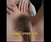 Wet hairy vagina from chat xxx sex