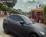 Morena mototaxista chupando y follando en el primer servicio de UberSex Colombia por Sara Films from rev sax