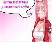 Super JOI Anal - La entrenadora de culos. from hentai joi zero two 002 wants to try out something and it039s lewd