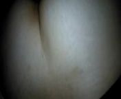 my girlfriend's white chubby beautiful ass. and my mexican brown pito from oih