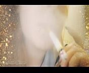Close up - Smoking Fetish without hands from mao miyabi nude boobs without bra and pussy show