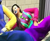 My Girlfriend Gets Horny from a Costume Party, We Have Rough Sex - Sexual Hot Animations from mame sun sex