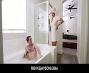 Big Tits MILF StepMom Pleasures Young StepSon In Bathtub - Charli Phoenix from shethick nude bathtub porn