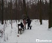 Outdoor winter fun with a hot blonde chick from fun beautiful blonde with hot ass leaked tiktok nude