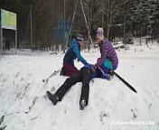 Teens go on a Slippery Slope from ski