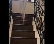 Tess Kielhamer walking on the stairs [EXTENTED] from big porn stair