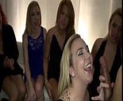 Chubby ex wife facialized in front of friends from suck in front of