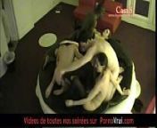 FRENCH amateur French Hidden cam in a swinger club! part 5 from Любительское молодые