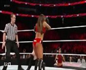 Nikki Bella vs Paige. Raw 3 2 15. from wwe raw nikki bella x
