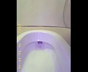 Asian teen pee in toilet 2 from asian student blowjob in toilet
