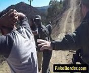 Sexy latina gets stripped and fucked by border patrol agent from outdoor adventure leads to hard sex on february 14th