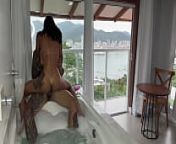 GALOPANDO GOSTOSO NO PAU DO TURISTA | FUCKING SUNSET from sexy legs lingerie ass anal