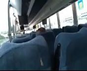 Blowjob in p&uacute;blic bus from public bus toucking