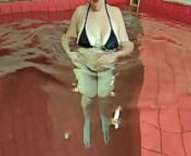 POV - Beautiful Curvy Amateur Wearing A Tiny Bikini Teases The Camera Before Some Poolside Sex - FULL VIDEO ON RED - from vestindo biquini da minha irma