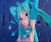(Blue [K]nights) ［Ray-MMD 3D VR180］Cat Fate Cosplay Adult Miku［Girls］ from 3d hot hentei