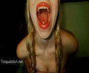 Vanessa's Long Tongue and flexible legs ! from vanessa mdee xxx video www com