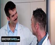 Doctor Tapes - Sexy Athletic Doctor Jonah Wheeler Performs A Sexual Health Check On His Colleague from gay docter