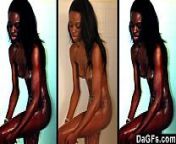 Dagfs - Skinny Ebony Caught While She Takes A Shower And Masturbates For The Camera from ebony teen shower