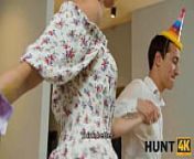 HUNT4K. Awesome dinner comes to end when guest wants sex with the girl from hunt4k anal