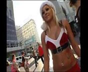 Lily Kingston Public Xmas Nudity from sexy video bold pretty santa bf