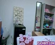 BFFS - pong besties share two big cocks after they lost from www teen sexflimxx pong