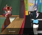Viv the game [Hentai Furry game PornPlay] Ep.1 hot girl without bra and creepy subway people from big hot boobs without bra xxx