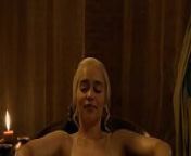 Emilia Clarke nude in the bath Game Of Thrones S03E08 2013 from game of thrones