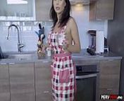 My cooking stepmom went for my big dick to k. time from busty russian mature larissa k