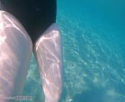 Underwater Footjob Sex & Nipple Squeezing POV at Public Beach - Big Natural Tits PAWG BBW Wife Being Kinky on Vacation - Best Amateur Porn Couple from 大奶翘臀海天盛筵