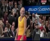 Maria Sharapova dances with a spectator BNP PARIBAS SHOWDOWN 2012 from bnp xxxcccom
