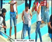 Tunisian supporter shows his dick to police from tunisian