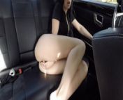 Hot girl masturbating on back seat of the car and wasn't caught - Mini Diva from indian massage centre