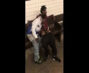 Crack Head Sloppy NYC TrainStation Blow Job from uyc